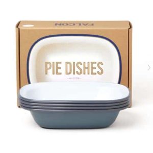 Falcon Homeware Pigeon Grey Enamel 20cm Pie Set