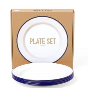 Falcon Homeware Classic Enamel 24cm Plate Set