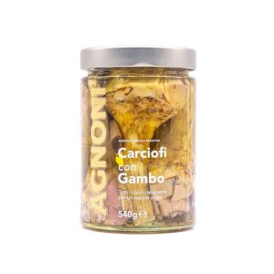 AGNONI ARTICHOKE W/STEM 500 GR