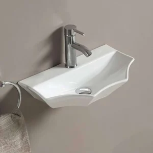 Counter Mounted Basin with Tap Hole