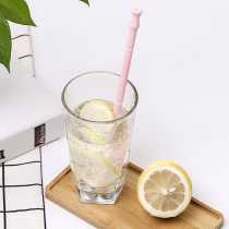Silicone Straw + Cleaning Brush