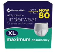Members Mark Unisex Underwear Extra Large (20ct)