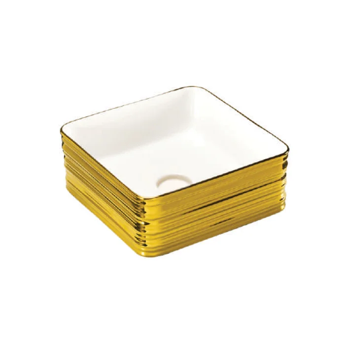 White Glassy – Gold - Image 2